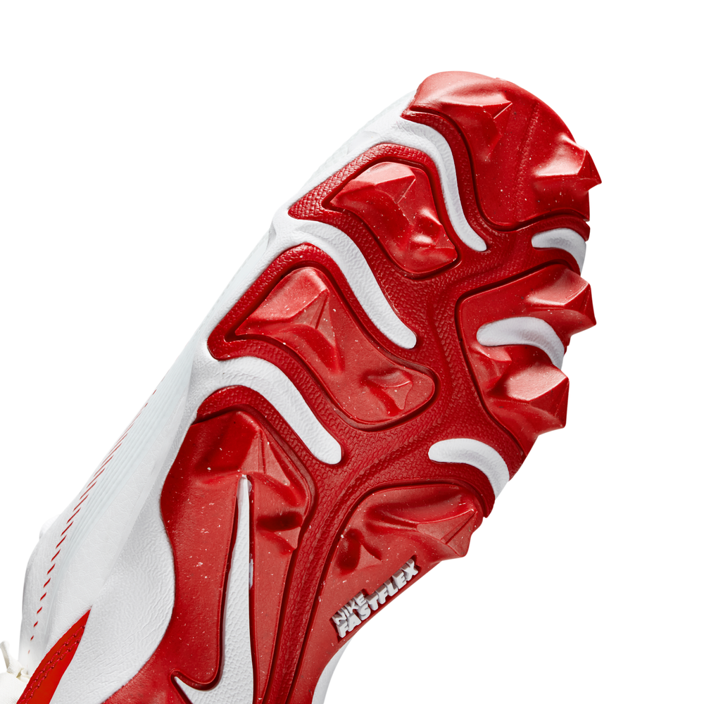 Spikes Beisbol Softbol Nike Diamond Clutch Plastico Blanco Rojo INFANTIL foto 7