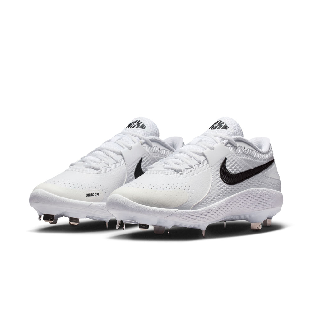 Suela con spikes de metal de los Nike Diamond Gamer MTL Blanco
