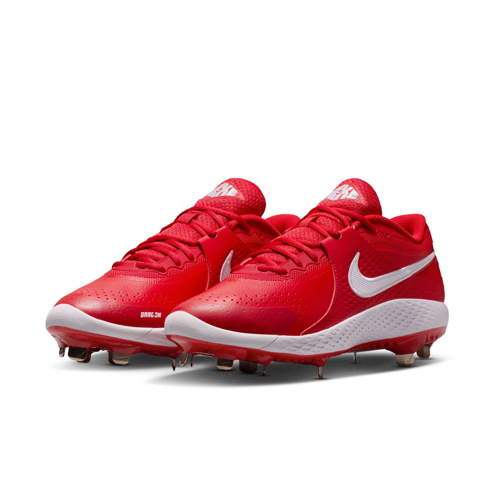 Suela con spikes de metal de los Nike Diamond Gamer MTL Rojo