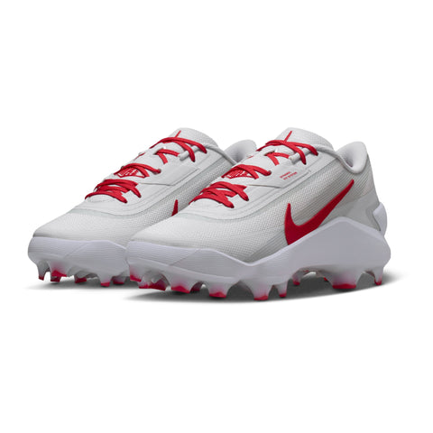 Spikes Nike Diamond Showcase MCS Blanco Rojo, el par