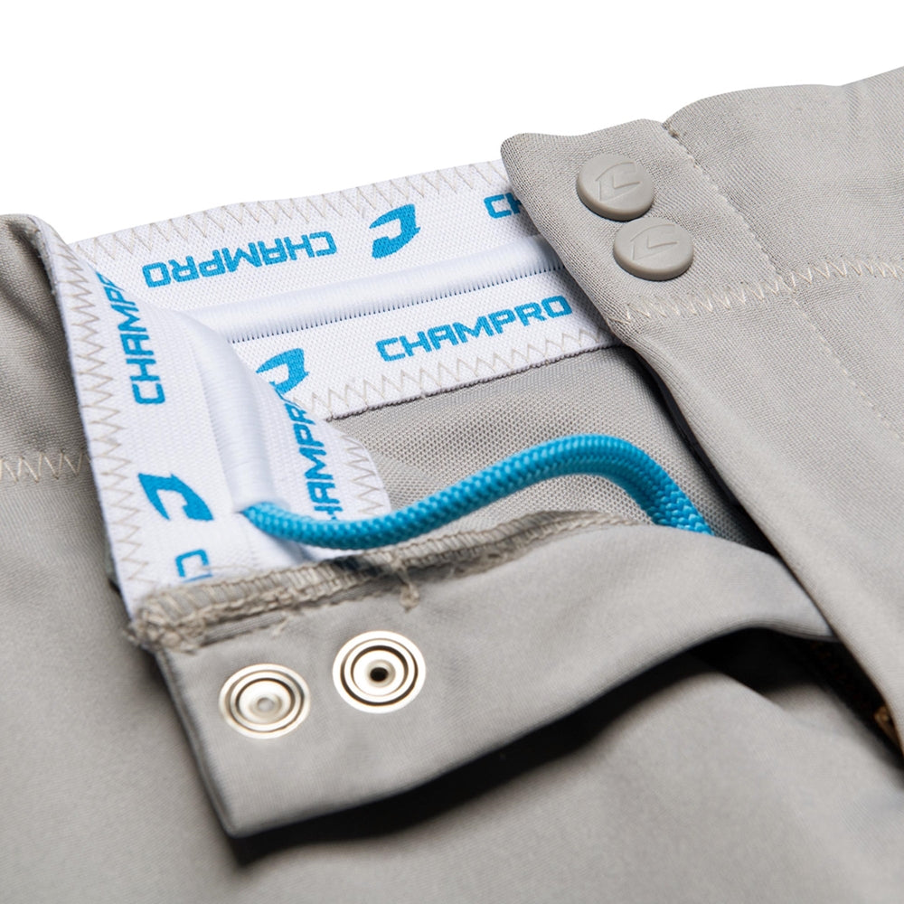 Pantalon Softbol Champro BP39 Gris Corto NIÑA