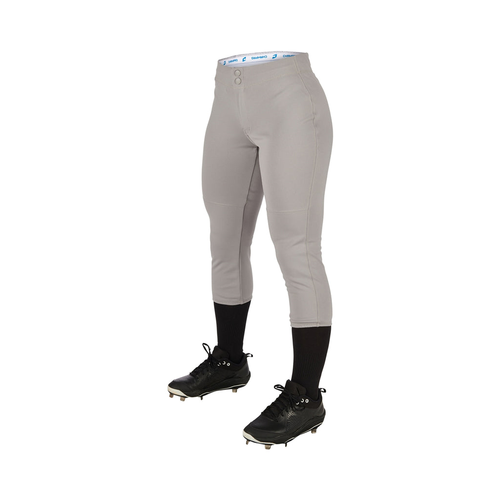 Pantalon Softbol Champro BP39 Gris Corto Dama