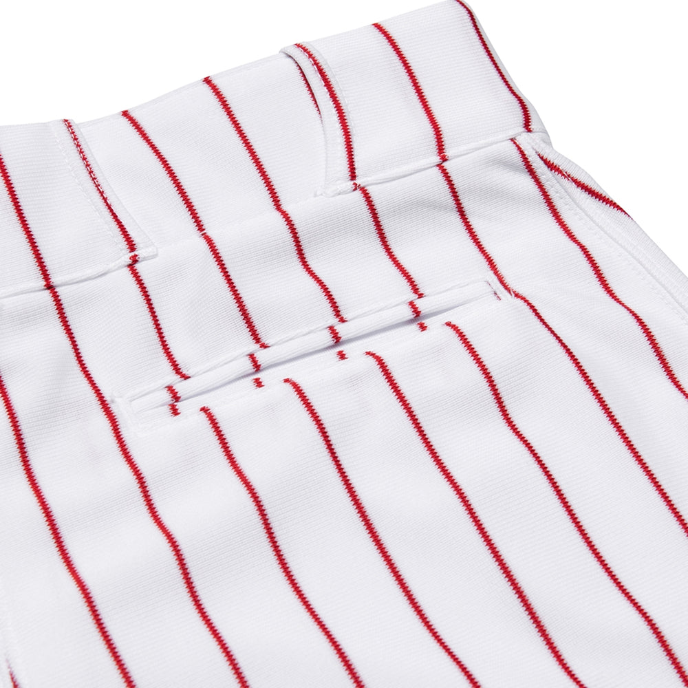 Pantalon Beisbol Champro Blanco Rayas Rojo Corto Triple Crown BPPINK Adulto