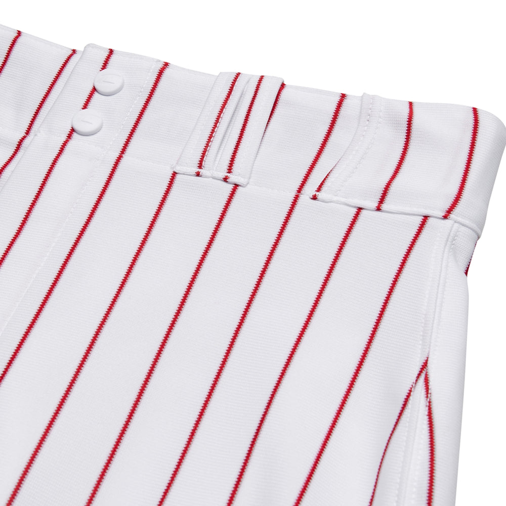Pantalon Beisbol Champro Blanco Rayas Rojo Corto Triple Crown BPPINK Adulto