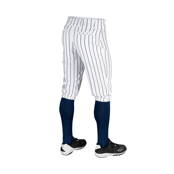 Pantalon Beisbol Champro Blanco Rayas Marino Corto Triple Crown Pinstripe BPPINK Adulto