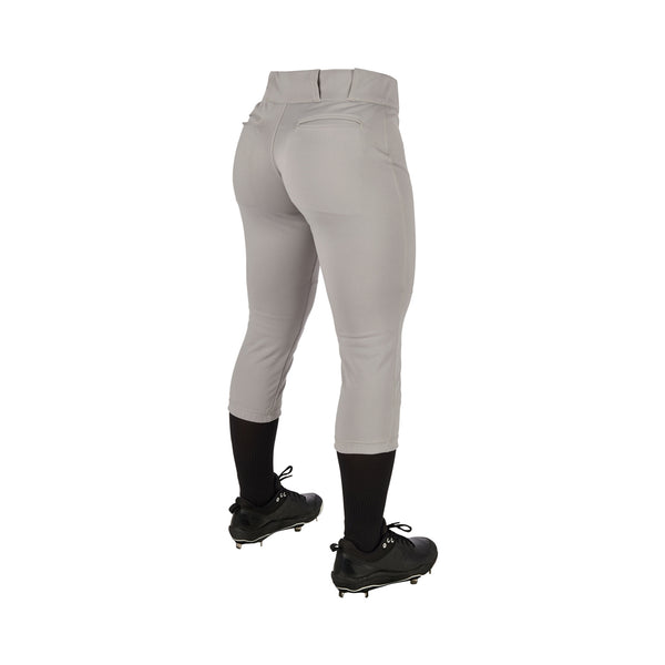 Pantalon Softbol Champro Tournament BP11 Gris Corto Dama