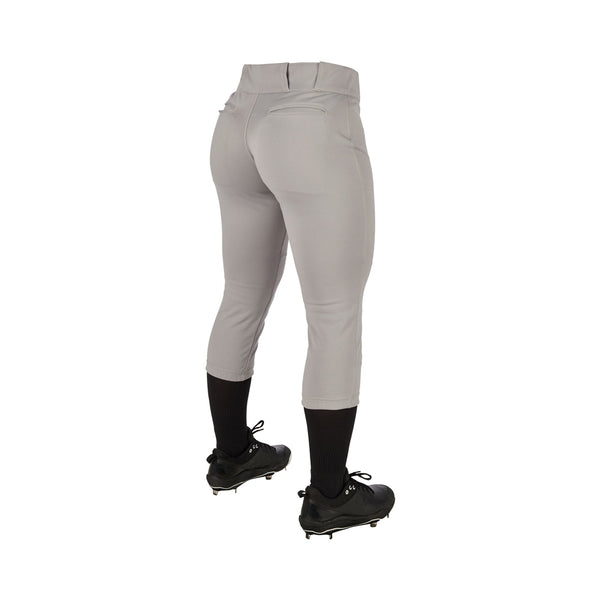 Pantalon Softbol Champro Tournament BP11 Gris Corto NIÑA