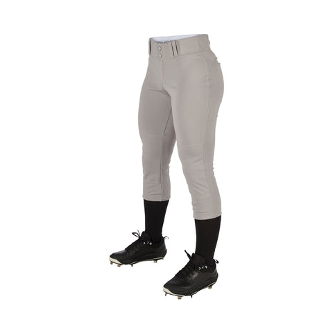 Pantalon Softbol Champro Tournament BP11 Gris Corto NIÑA
