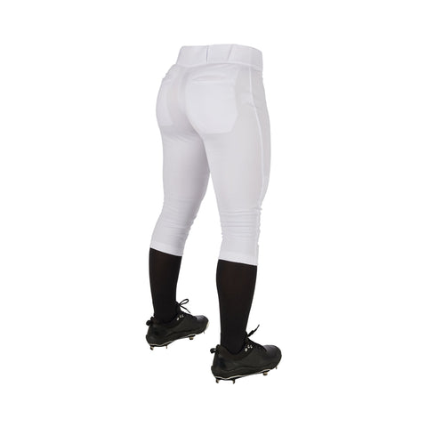 Pantalon Softbol Champro Tournament BP11 Blanco Corto NIÑA