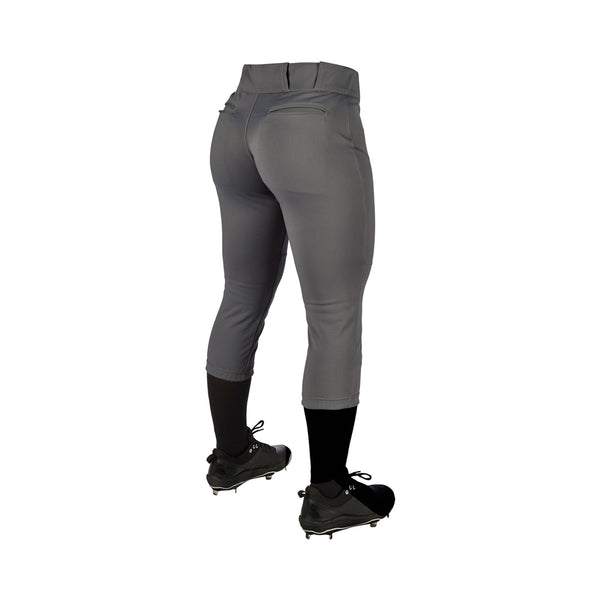 Pantalon Softbol Champro Tournament BP11 Gris Oscuro Corto NIÑA
