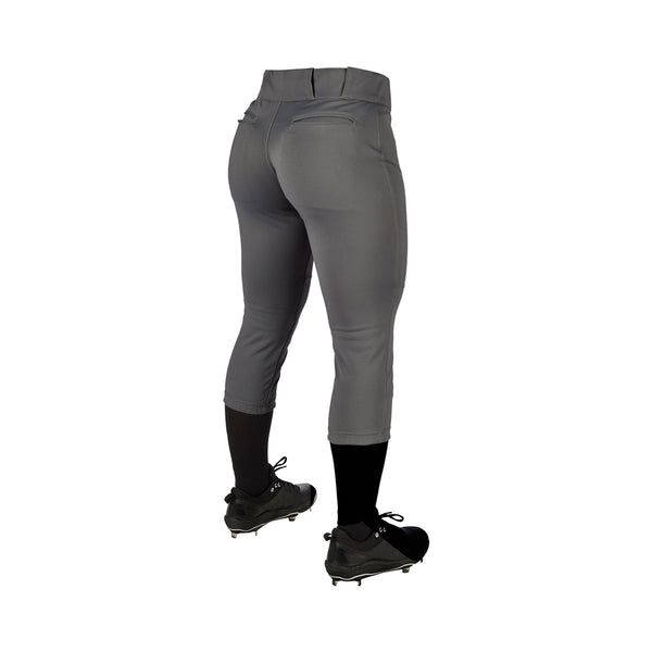 Pantalon Softbol Champro Tournament BP11 Gris Oscuro Corto Dama