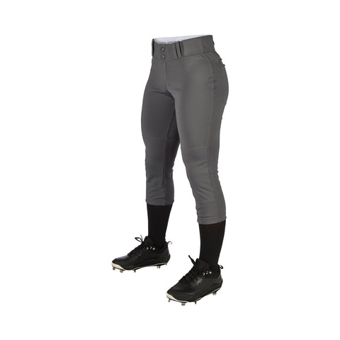 Pantalon Softbol Champro Tournament BP11 Gris Oscuro Corto NIÑA