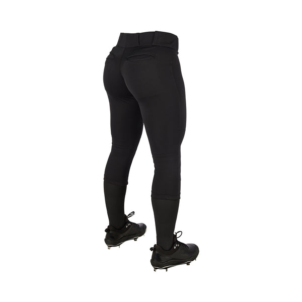 Pantalon Softbol Champro Tournament BP11 Negro Corto Dama