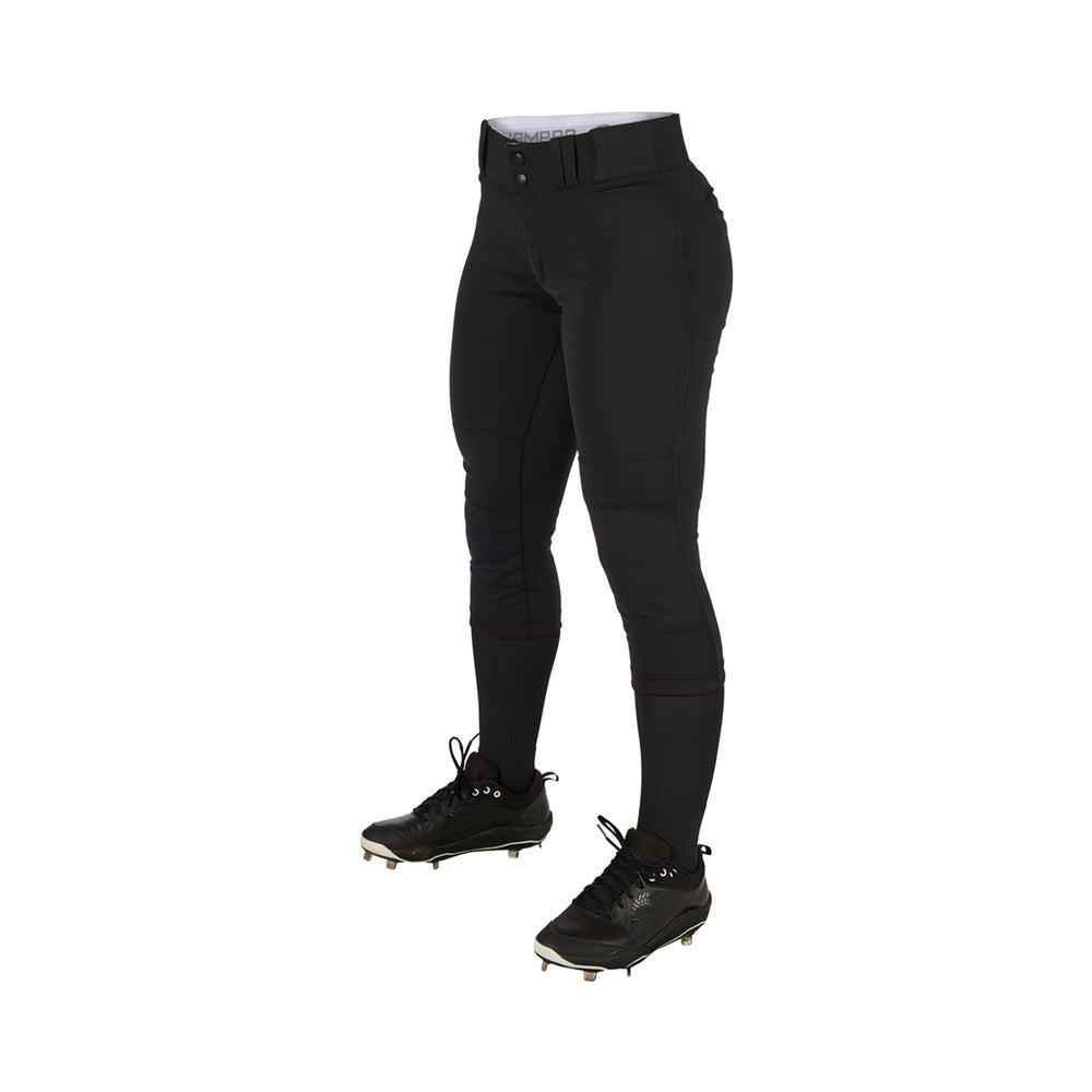 Pantalon Softbol Champro Tournament BP11 Negro Corto Dama