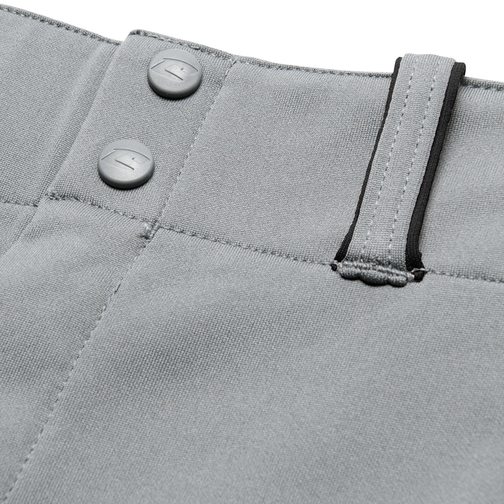 Pantalon Softbol Champro Surge Traditional BP28 Gris Negro Corto NIÑA