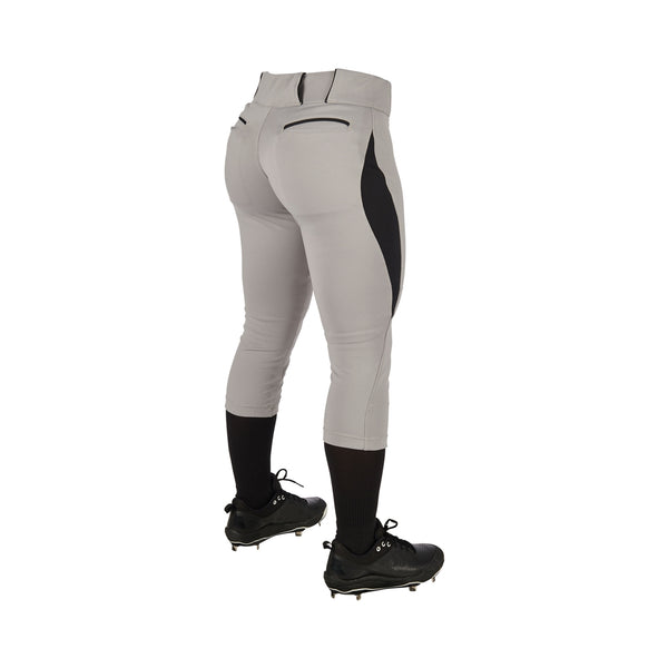Pantalon Softbol Champro Surge Traditional BP28 Gris Negro Dama