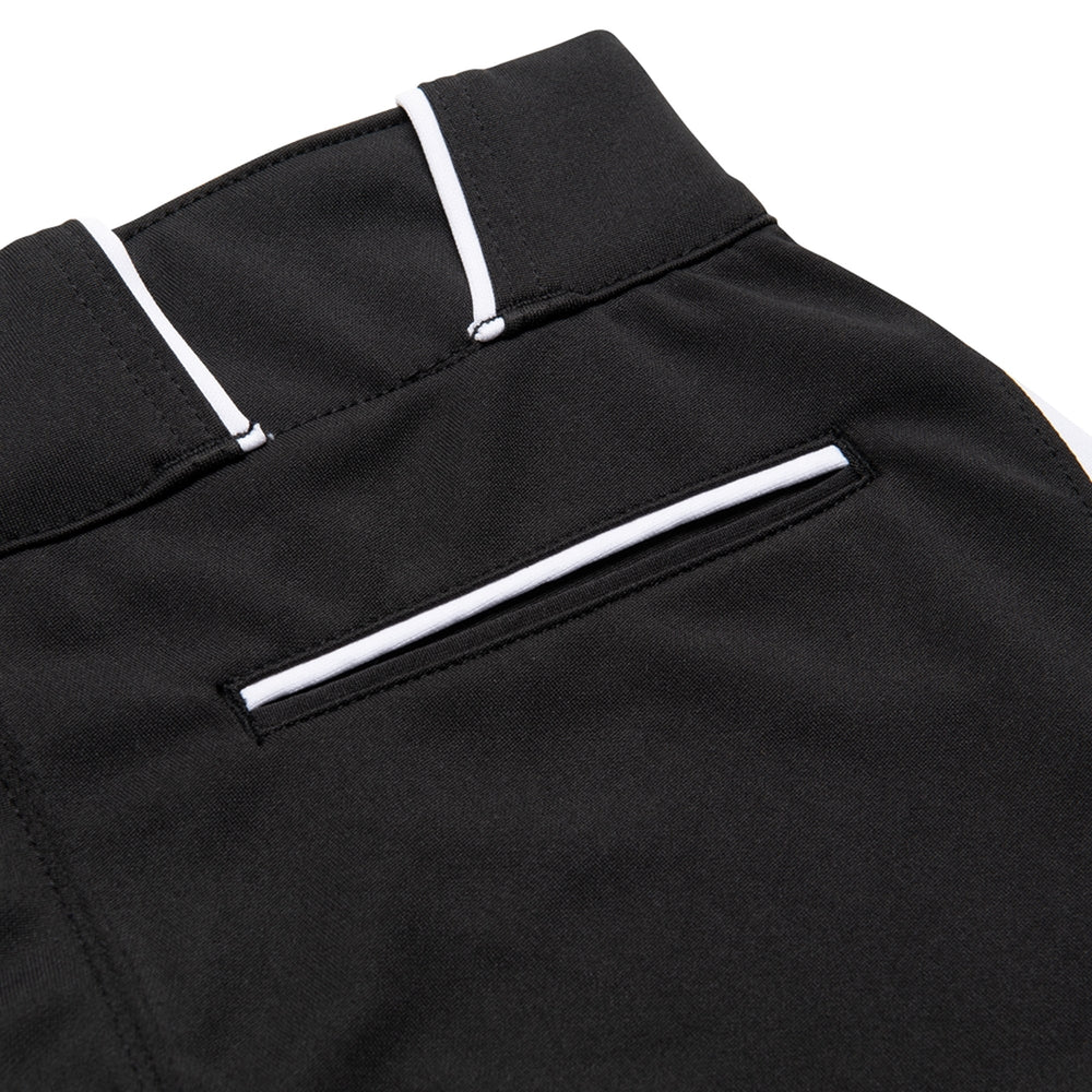 Pantalon Softbol Champro Surge Traditional BP28 Negro Blanco Corto NIÑA