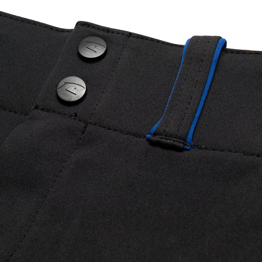 Pantalon Softbol Champro Surge Traditional BP28 Negro Azul Corto NIÑA