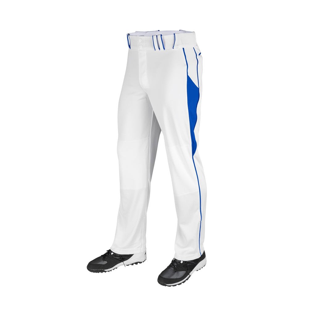 Pantalon Beisbol Champro Blanco Azul Largo Triple Crown Bottom 2 BP92U Adulto