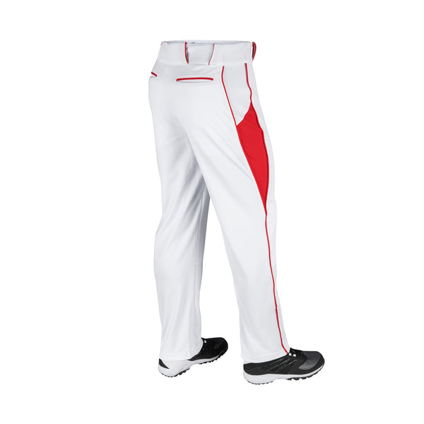 Pantalon Beisbol Champro Blanco Rojo Largo Triple Crown Bottom 2 BP92U Adulto