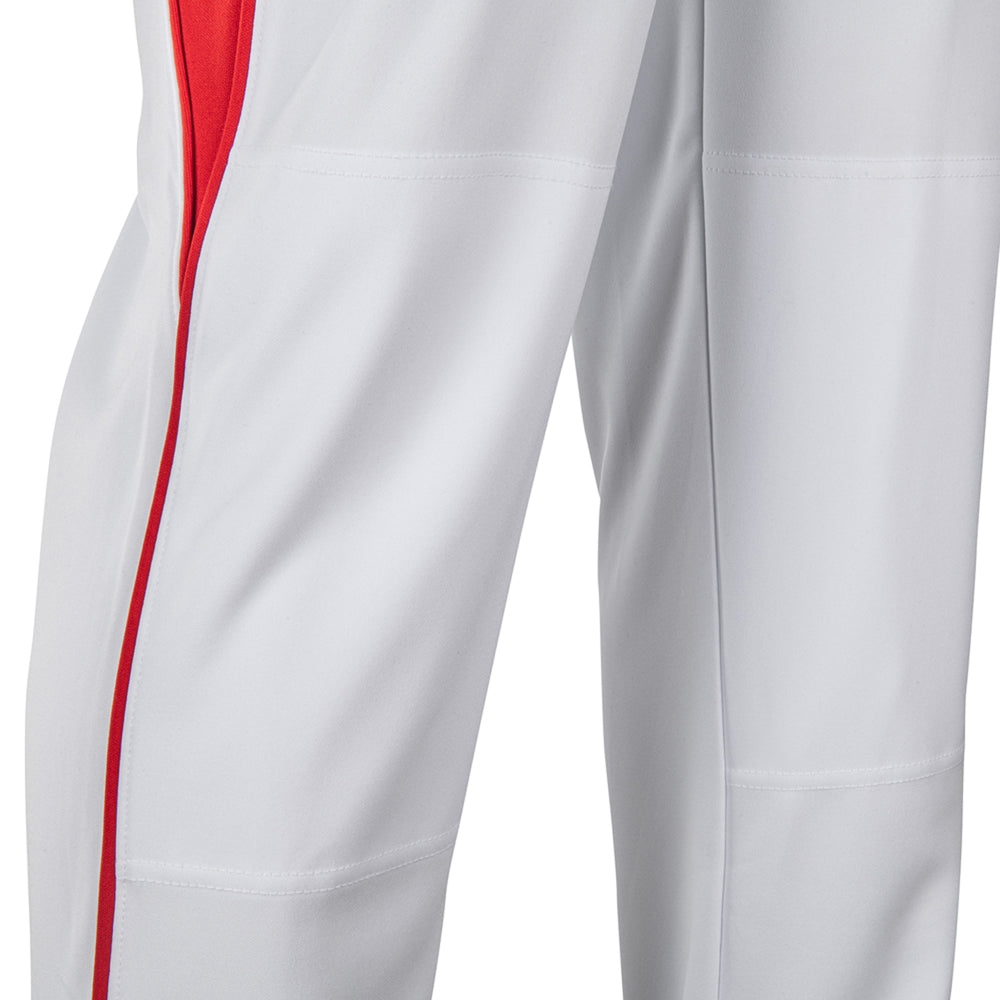 Pantalon Beisbol Champro Blanco Rojo Largo Triple Crown Bottom 2 BP92U Adulto