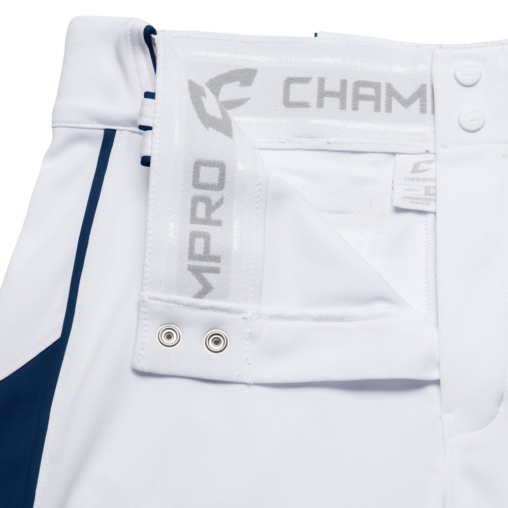 Pantalon Beisbol Champro Blanco Marino Largo Triple Crown Bottom 2 BP92U Adulto