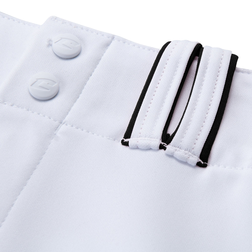 Pantalon Beisbol Champro Blanco Negro Largo Triple Crown Bottom 2 BP92U Adulto
