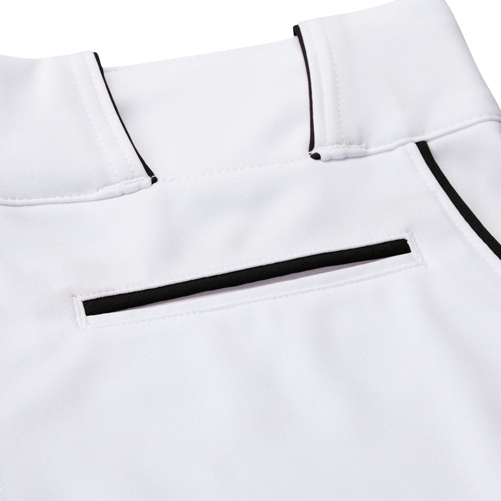 Pantalon Beisbol Champro Blanco Negro Largo Triple Crown Bottom 2 BP92U Adulto