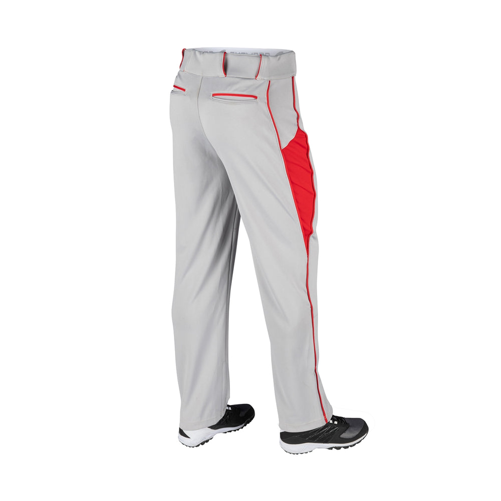 Pantalon Beisbol Champro Gris Rojo Largo Triple Crown Bottom 2 BP92U Adulto