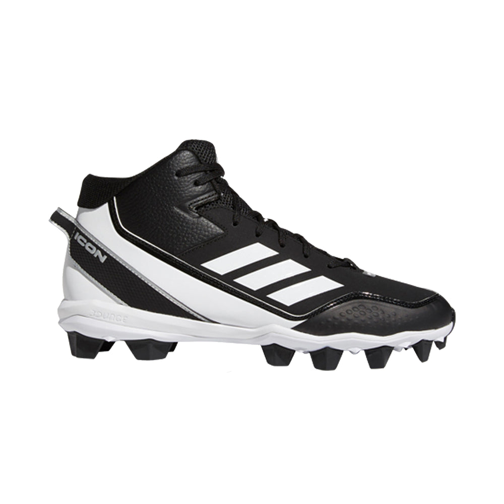 Spikes Beisbol Softbol Adidas Icon 7 Mid Negro