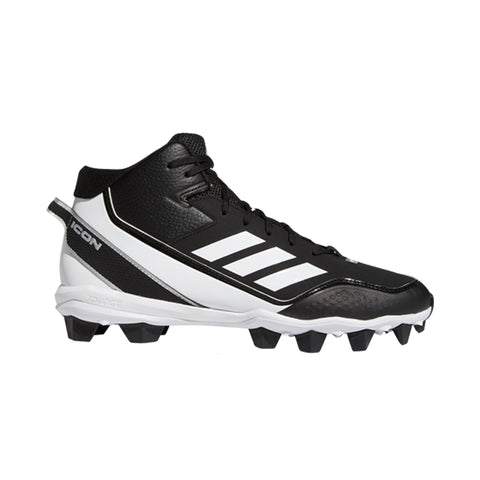 Spikes Beisbol Softbol Adidas Icon 7 Mid Negro