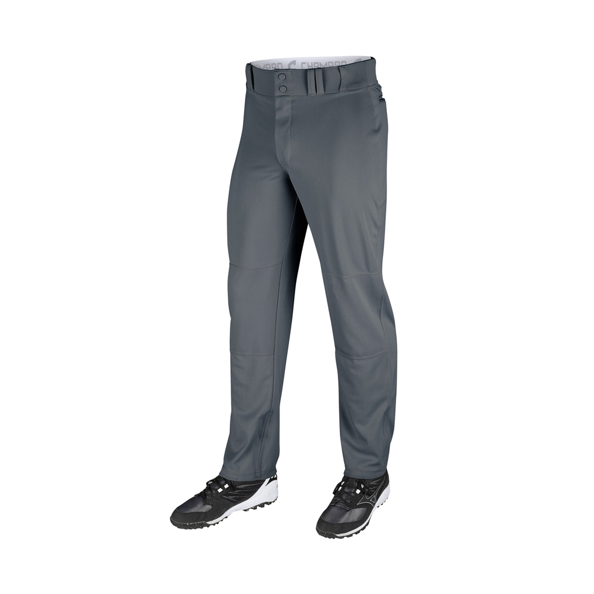 Pantalon De Baseball Champro Jeunesse L - Gris, Coupe Grand, Tuyau Bleu Triple Couronne