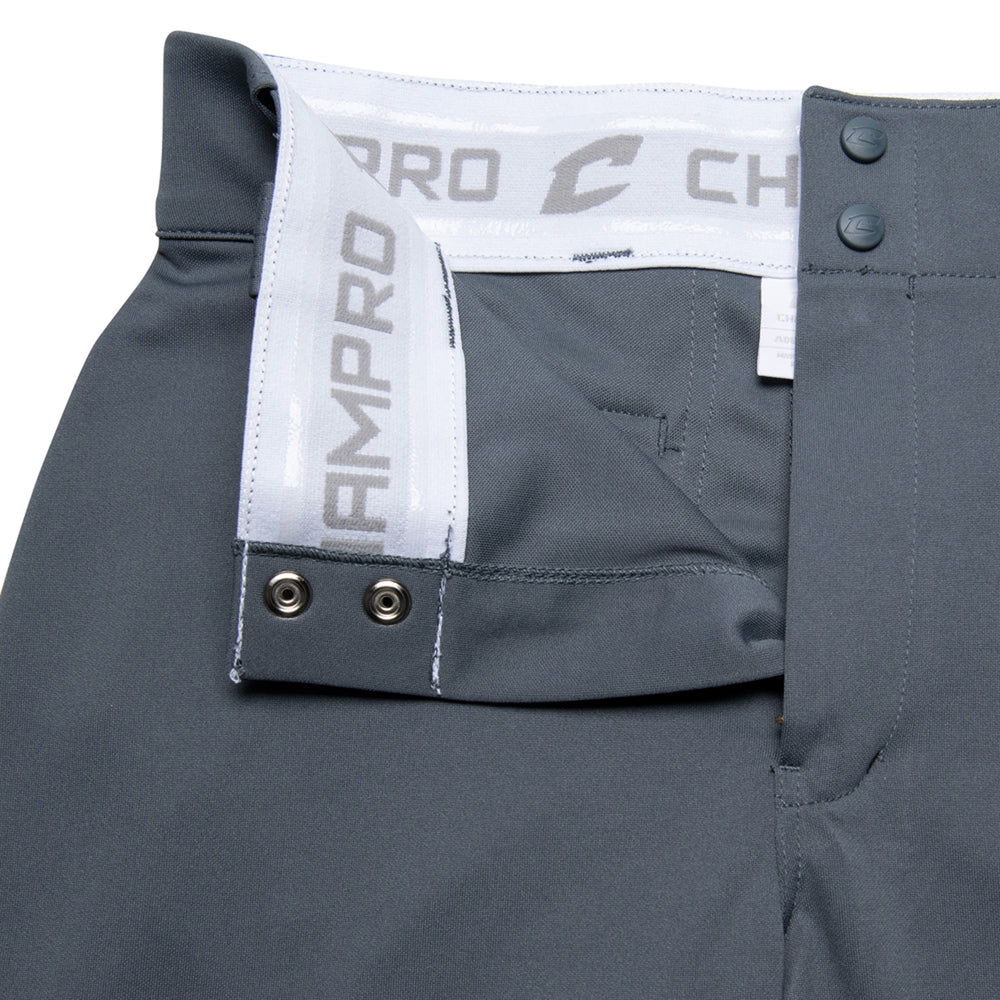Pantalon Softbol Champro Tournament BP11 Gris Oscuro Corto Dama