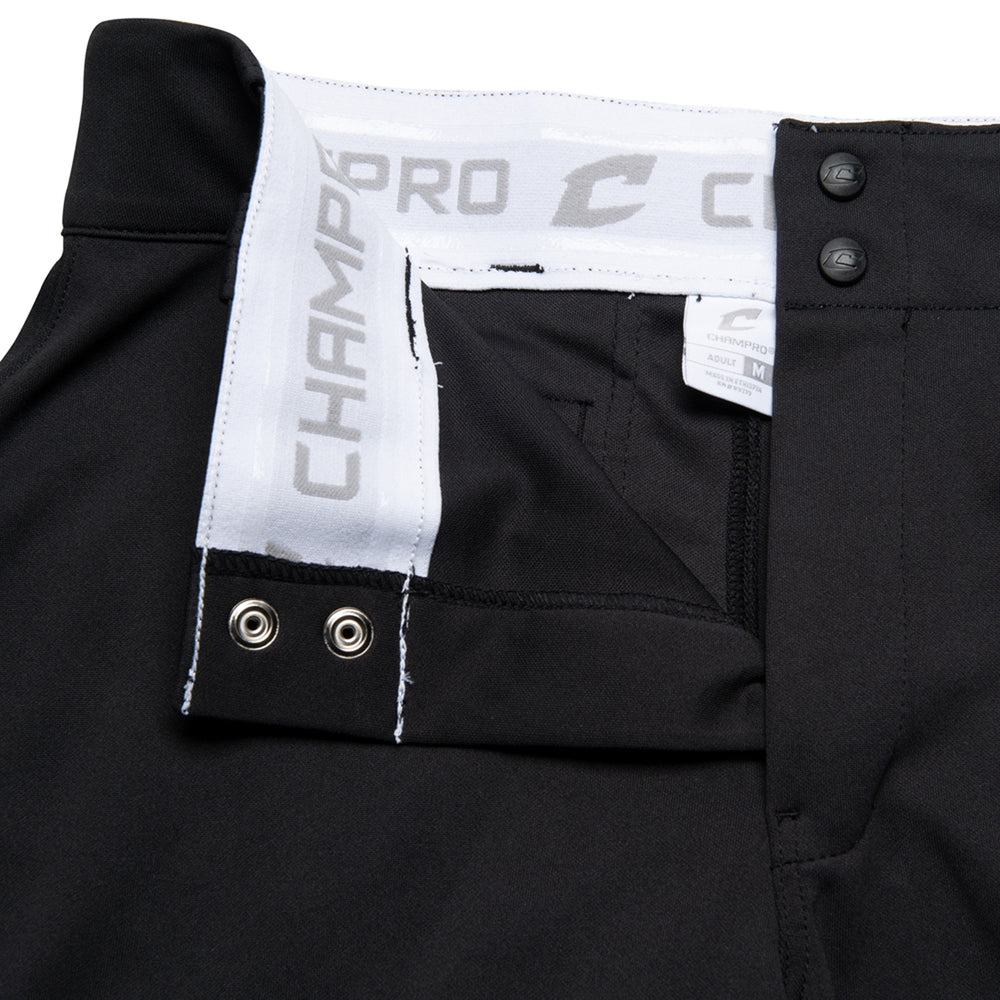 Pantalon Beisbol Champro Negro Largo Triple Crown Bottom BP9U Adulto