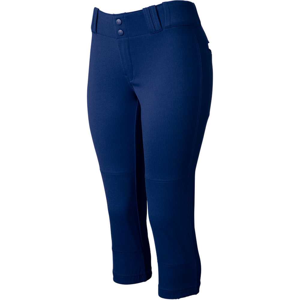 Pantalón Beisbol Softbol Wire2Wire Azul Marino Corto Dama