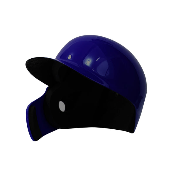 Casco Beisbol Softbol BS3 Fibra de Vidrio Con Protector Zurdo Azul Marino ADULTO