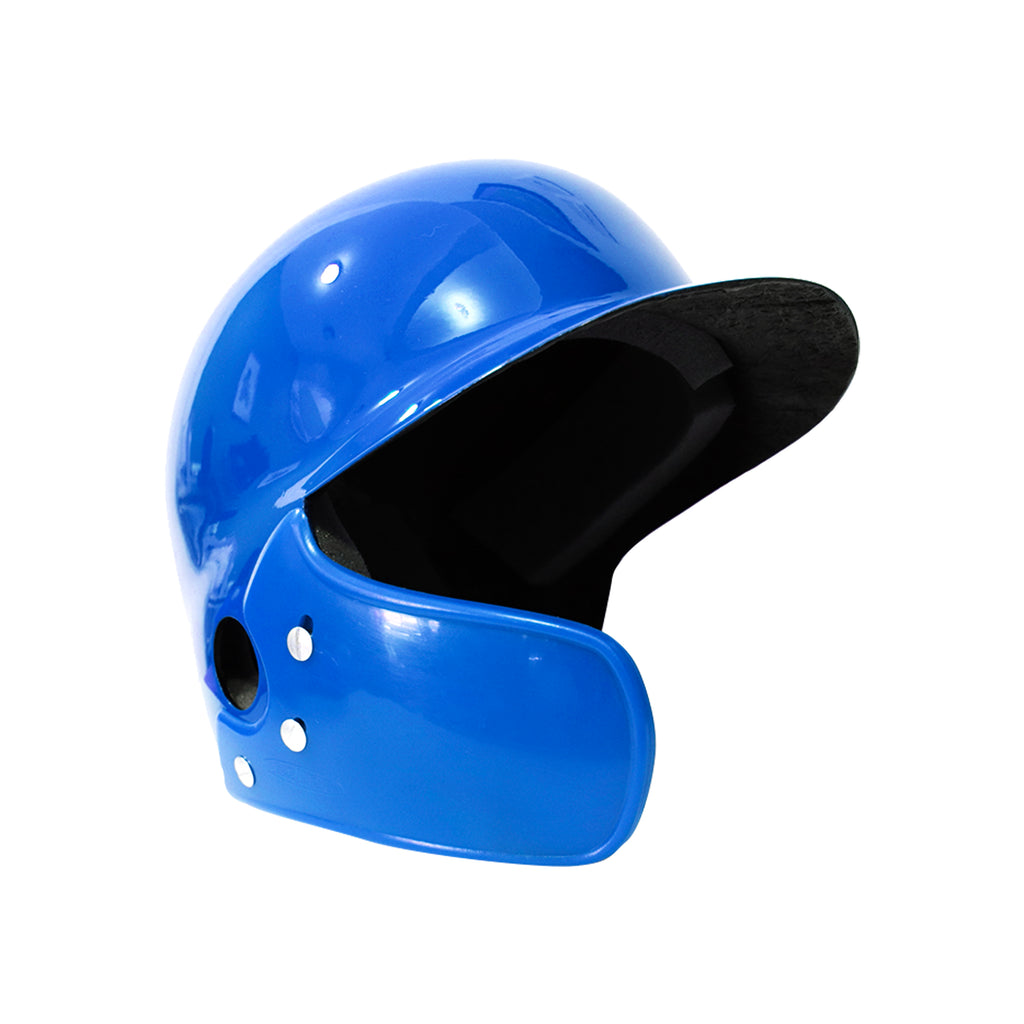 Casco Beisbol Softbol BS3 Fibra de Vidrio Con Protector Zurdo Azul Rey ADULTO