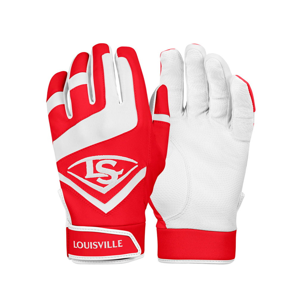 Guanteletas de Beisbol Louisville Genuine Rojo Blanco INFANTIL