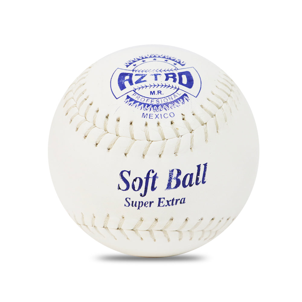 Pelota de softbol profesional Aztro de piel ADULTO