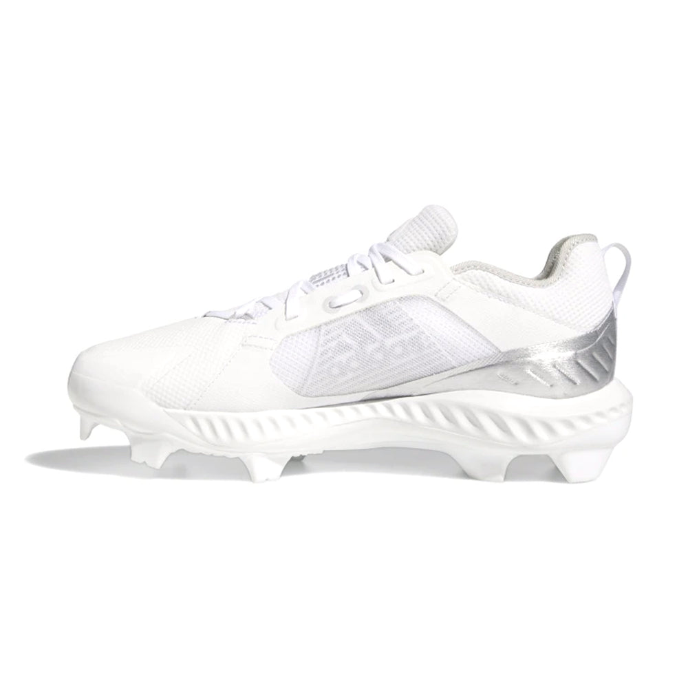 Spikes Beisbol Softbol Adidas Purehustle TPU Modelo 2022 Blanco Dama