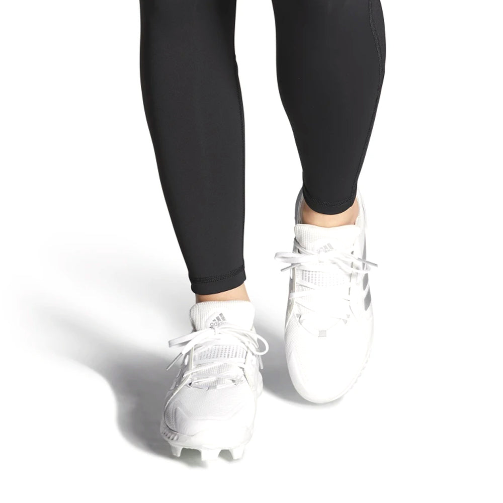 Spikes Beisbol Softbol Adidas Purehustle TPU Modelo 2022 Blanco Dama