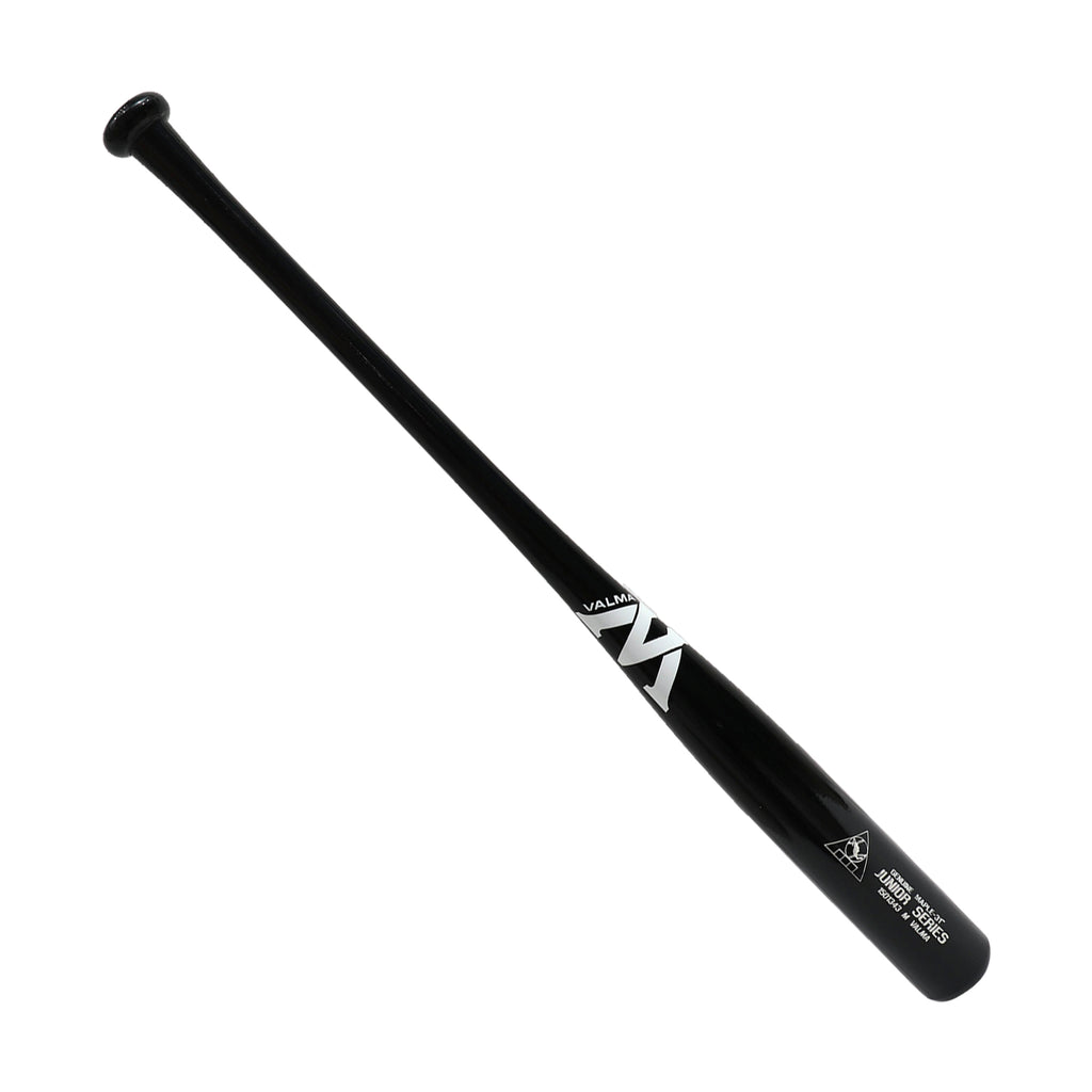 Bat Beisbol Madera Maple Valma Negro Blanco JUVENIL