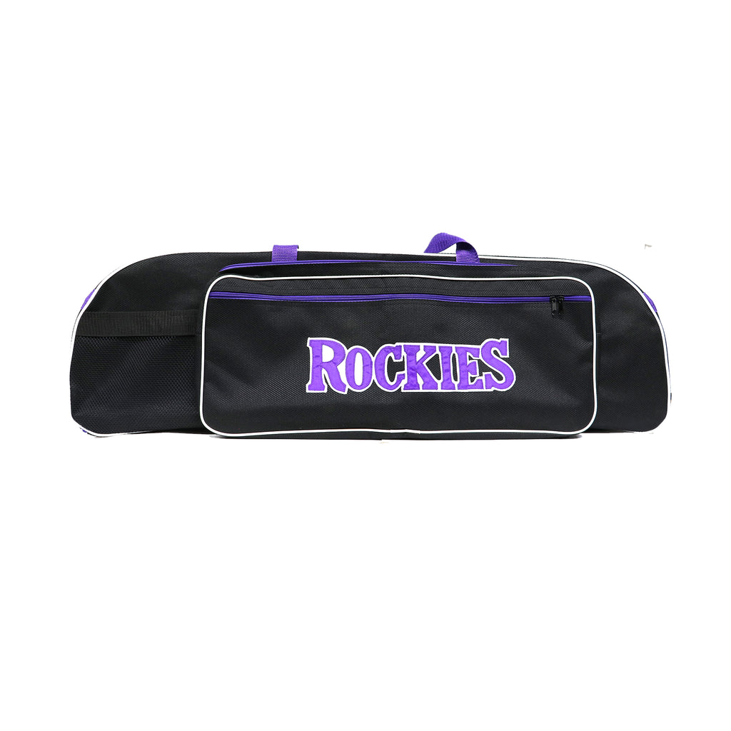 Batera Beisbol Rockies Negra Letra Morada Grande ADULTO