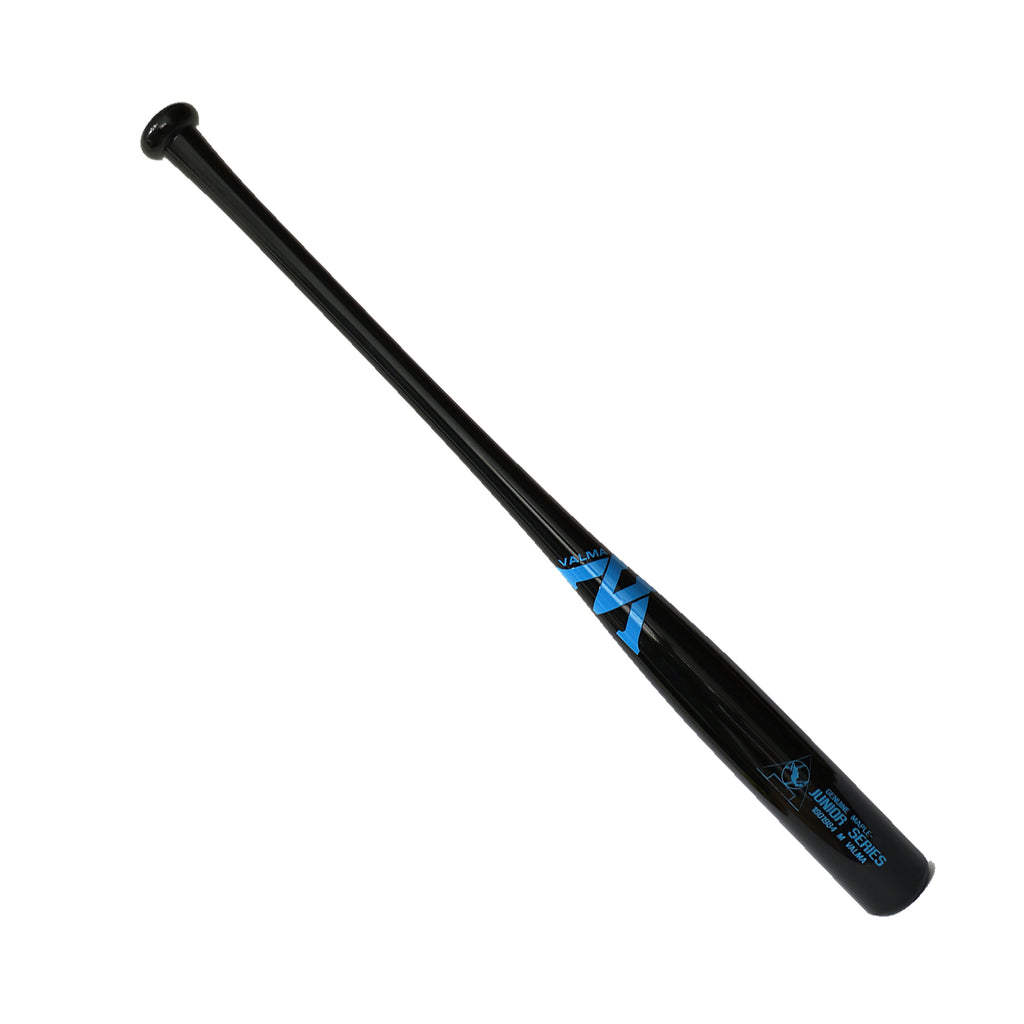 Bat Beisbol Madera Maple Valma JR Series Negro Azul Juvenil