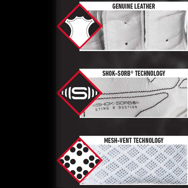 Guanteletas Beisbol Franklin Shock Sorb X Negro Adulto