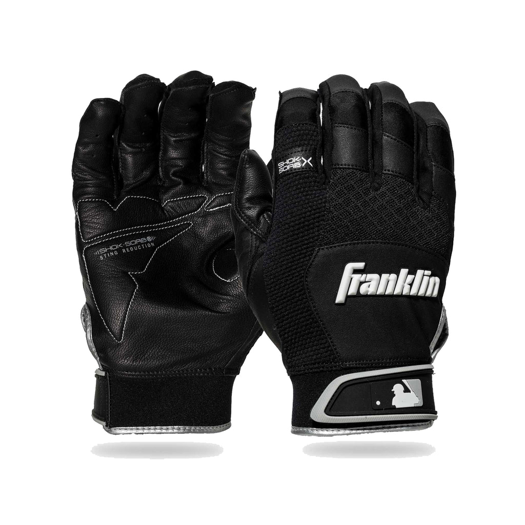 Guanteletas Beisbol Franklin Shok Sorb X Negro Adulto