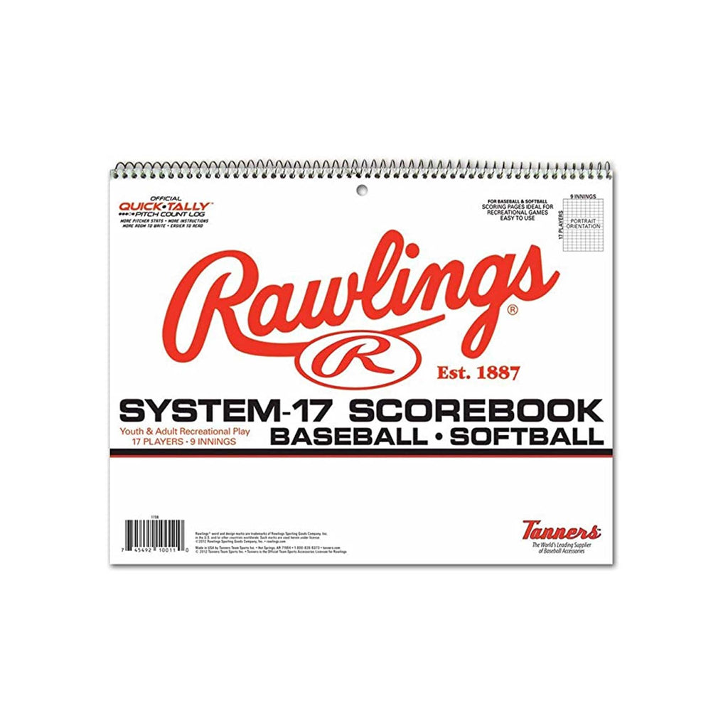 Box Score Beisbol Softbol Rawlings 17 jugadores 9 entradas