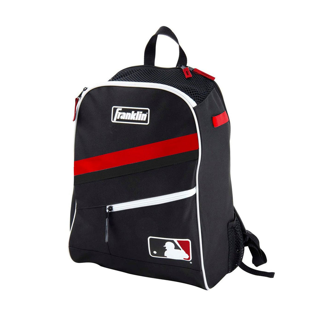 Backpack Mochila Beisbol Softbol Franklin Negro Rojo INFANTIL
