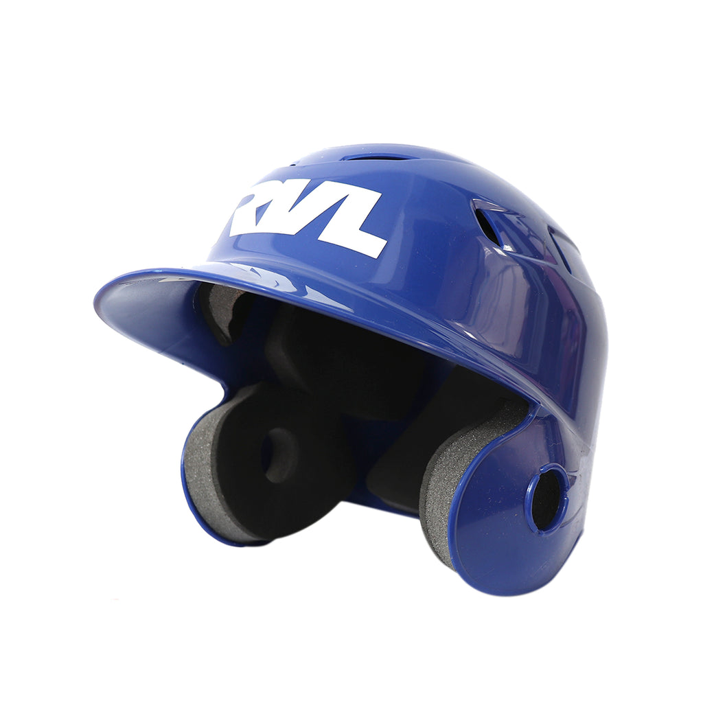 Casco Beisbol RVL Doble Oreja Azul Rey ADULTO