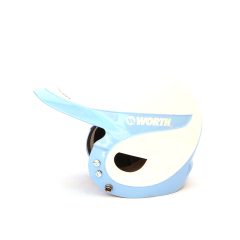 Casco Beisbol Worth Blanco Azul INFANTIL